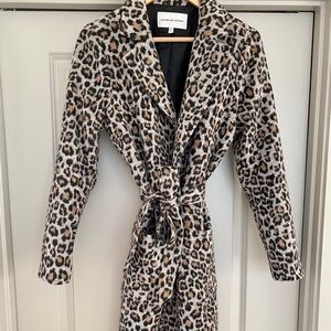 Cupcakes & Cashmere Leopard Coat
